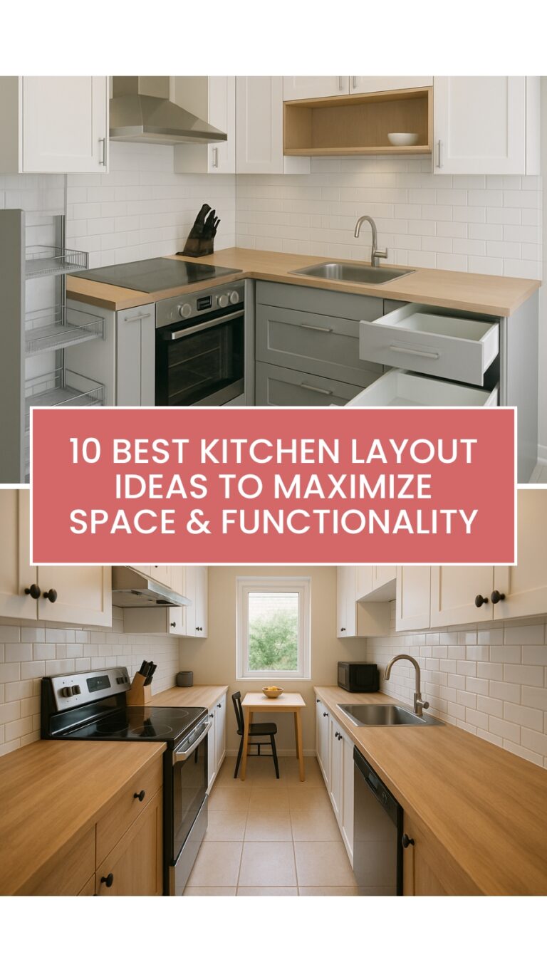 10 Best Kitchen Layout Ideas to Maximize Space & Functionality