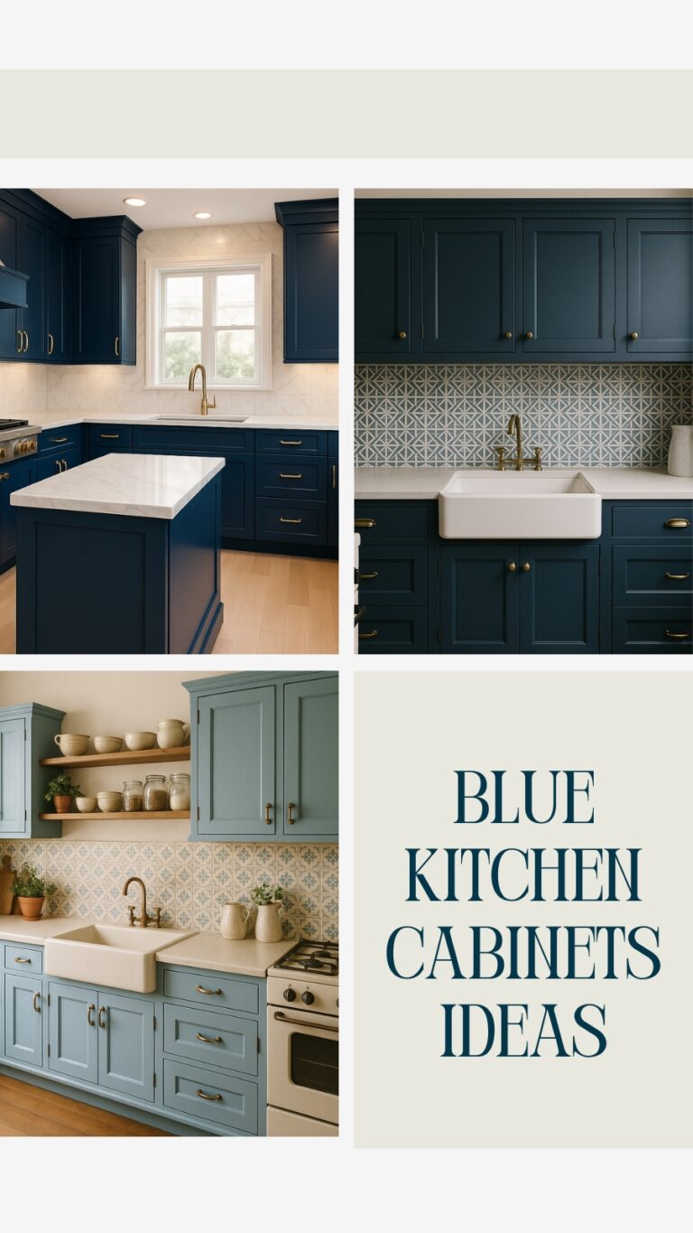 Blue Kitchen Cabinets Ideas: Stylish Shades for a Fresh and Modern Look