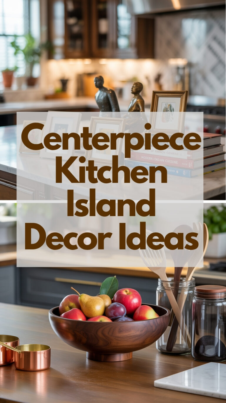 Centerpiece Kitchen Island Decor Ideas