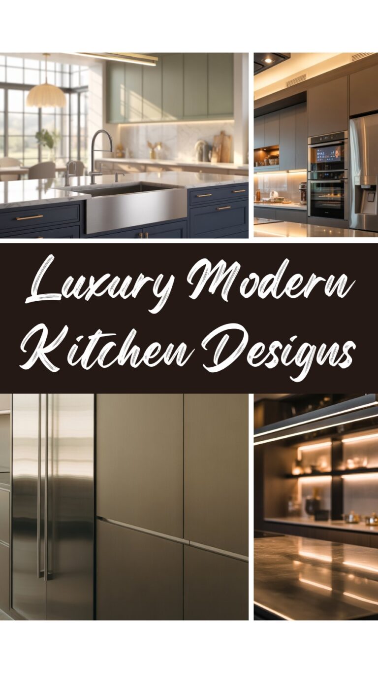 Luxury Modern Kitchen Designs That Redefine Elegance