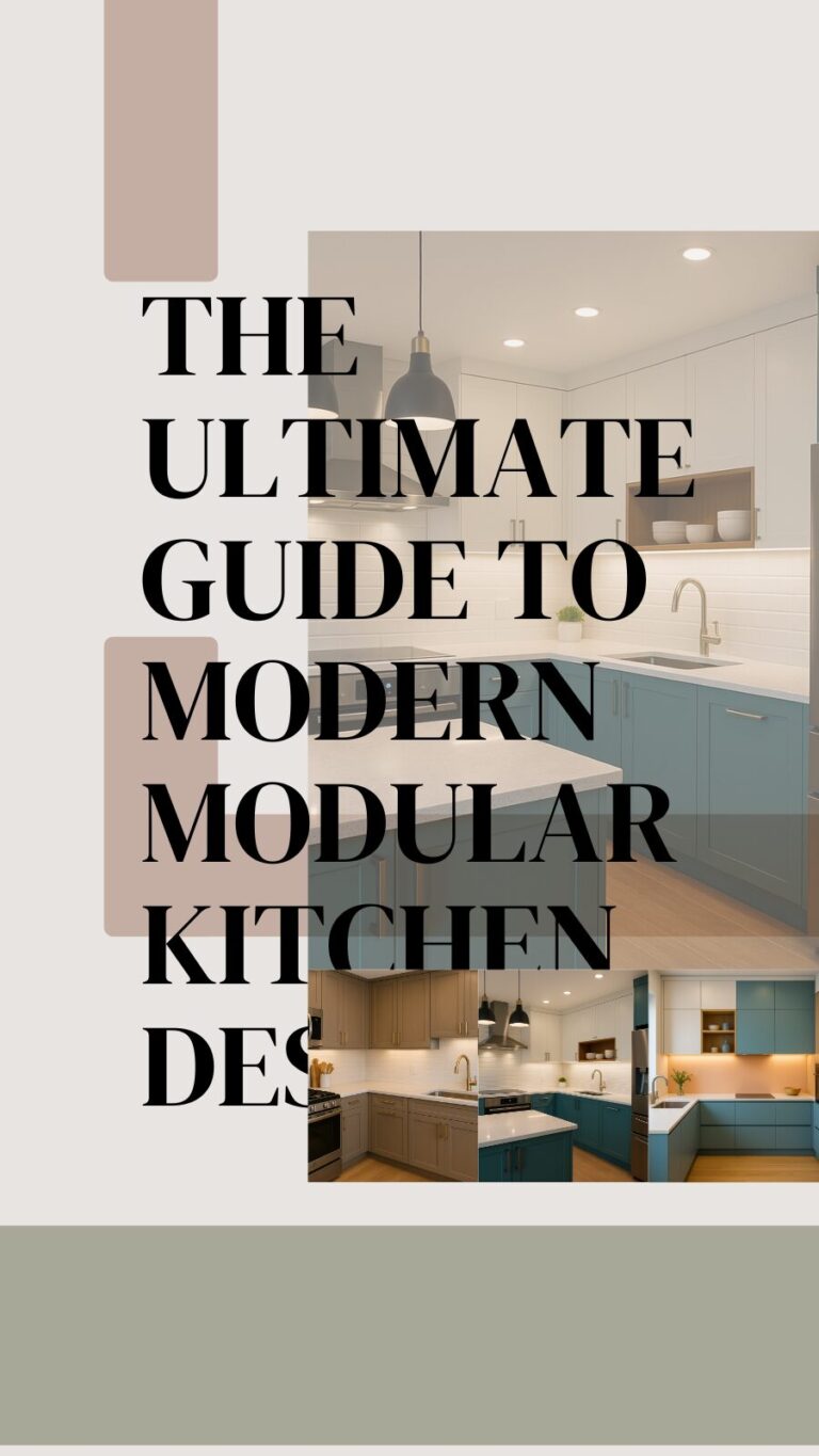 The Ultimate Guide to Modern Modular Kitchen Design