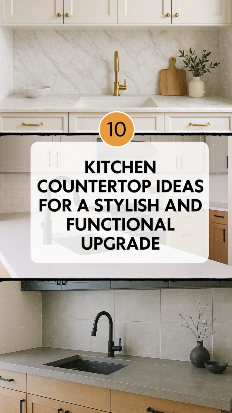 Top Kitchen Countertop Ideas for a Stylish and Functional Upgrade