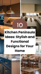 Kitchen Peninsula Ideas: Stylish and Functional Designs for Your Home